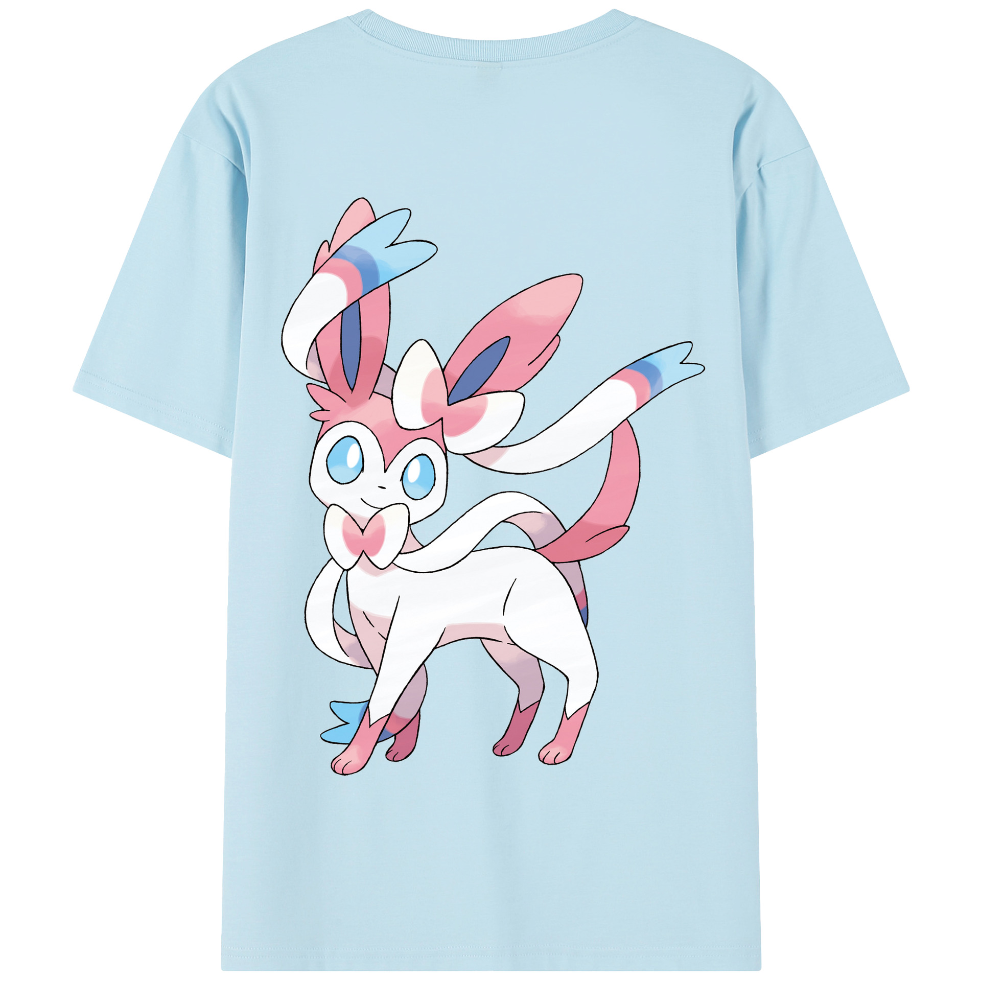 （画像用） ポケットモンスター Pokémon 綿100％半袖Tシャツ（背面プリント）